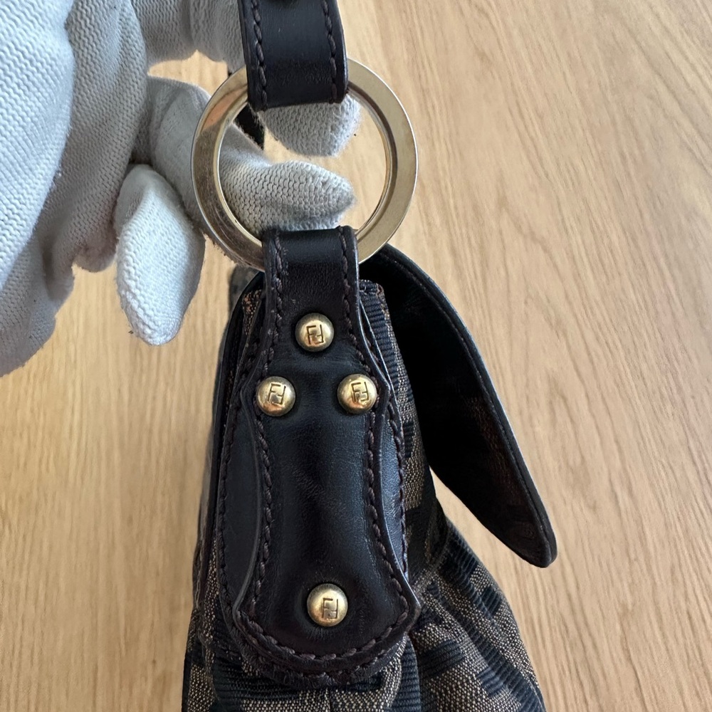 Fendi Zucca Small Shoulder Bag - Picture 15 of 16